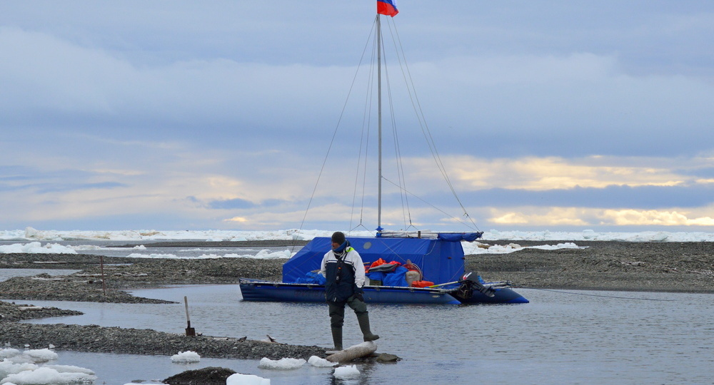 Вокруг Таймыра на тримаране, ч. 10. Развлечения в ледяном заточении