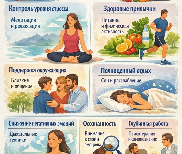 Как самостоятельно снизить риск психосоматических расстройств?