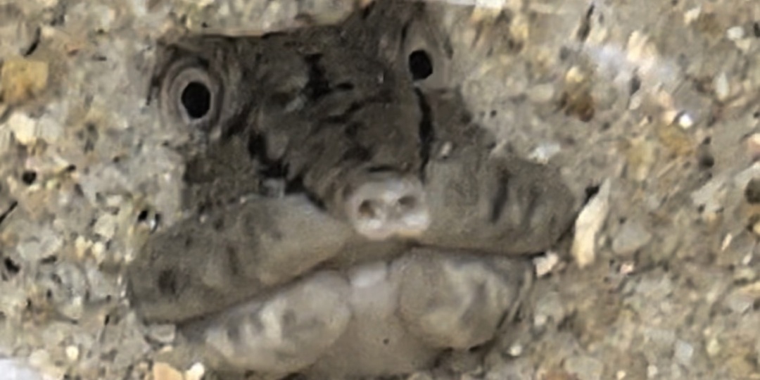 Малайская мягкотелая черепаха - встреча с невидимым