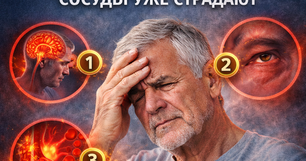 3 утренних сигнала организма, что сосуды уже страдают