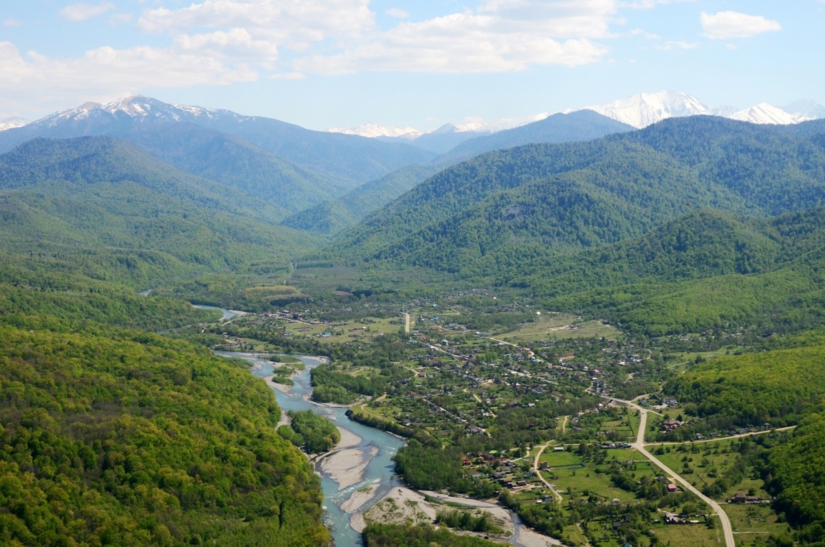 Река Белая в с.Хамышки