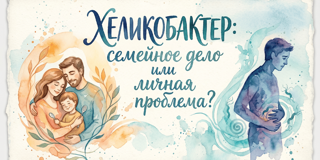 Хеликобактер: семейное дело или личная проблема?