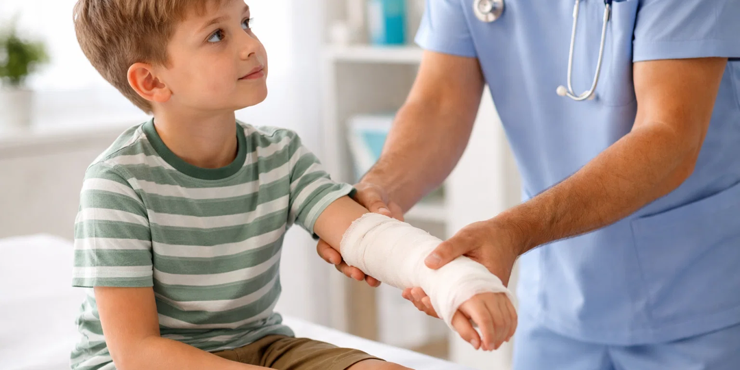 Лечение перелома запястья у детей без операции