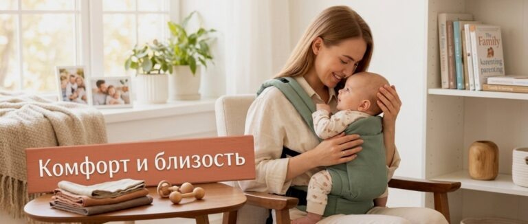    Иллюстрация к материалу: Как выбрать переноску для ребенка: комфорт и безопасность для всей семьи