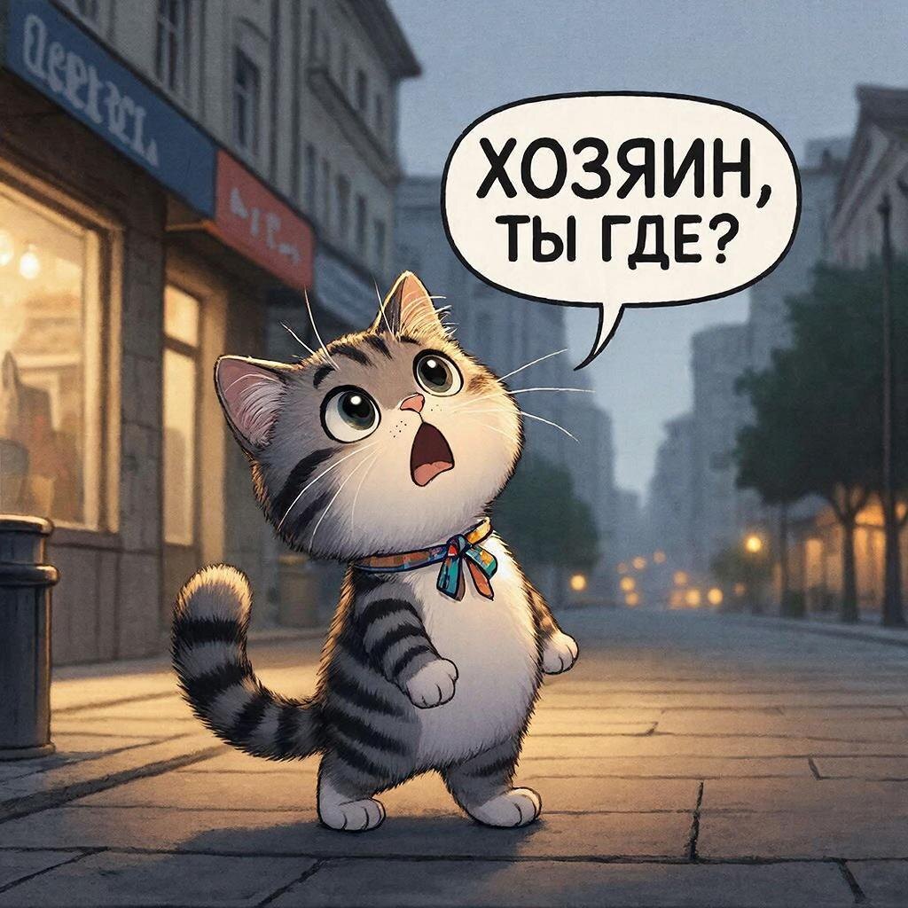 кошка потерялась и что ей делать?