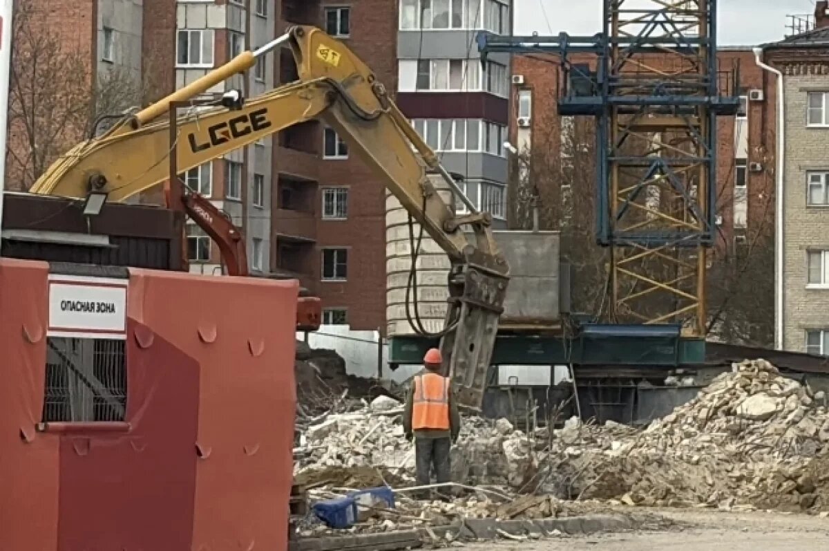    В Пензе снесли здание гостиницы «Интурист»
