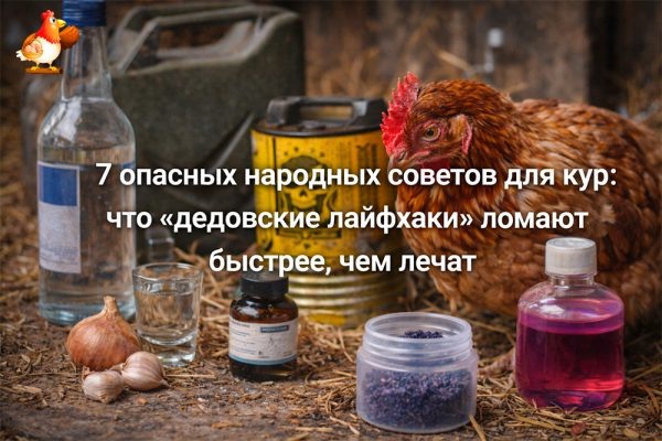 7 опасных народных советов для кур – что "дедовские лайфхаки" ломают быстрее, чем лечат 🫨