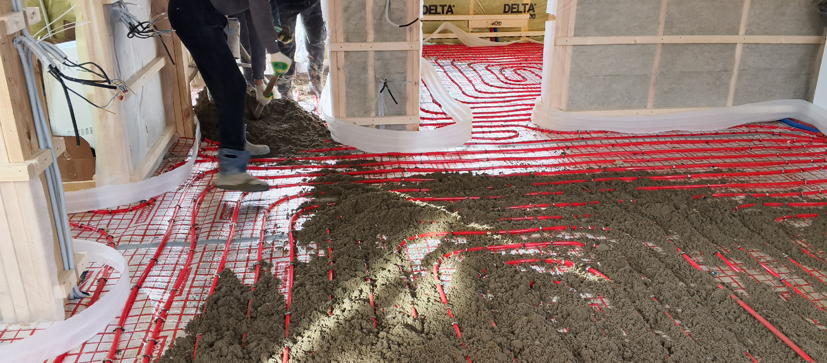 Устройство полусухой стяжки пола в Химках