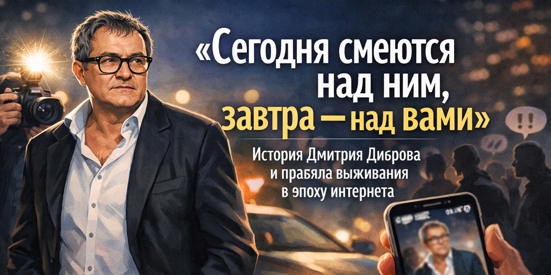 «Сегодня смеются над ним завтра над вами»: история Дмитрия Диброва и правила выживания в эпоху интернета