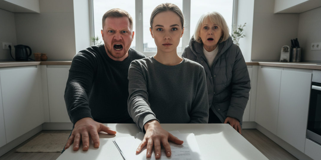 – Мама никуда не уйдёт! Это ты отправишься на улицу! – кричал муж Лере, забыв, кто хозяин квартиры. В итоге он сам вылетел за дверь