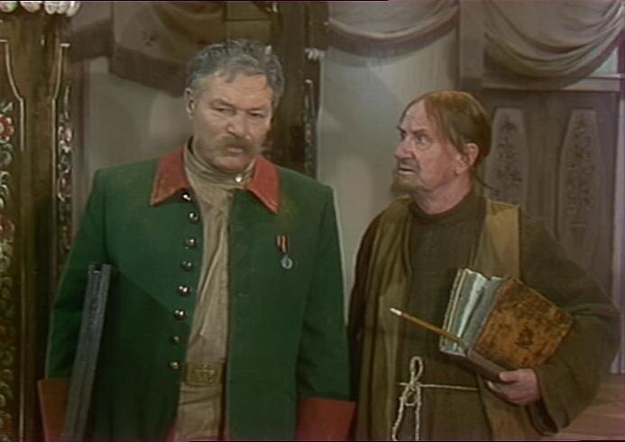 Е.Д.Буренков и А.И.Смирнов в ролях Цыфиркина и Кутейкина