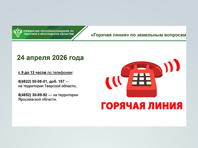 В Твери и Ярославле пройдет «горячая линия» по земельным вопросам