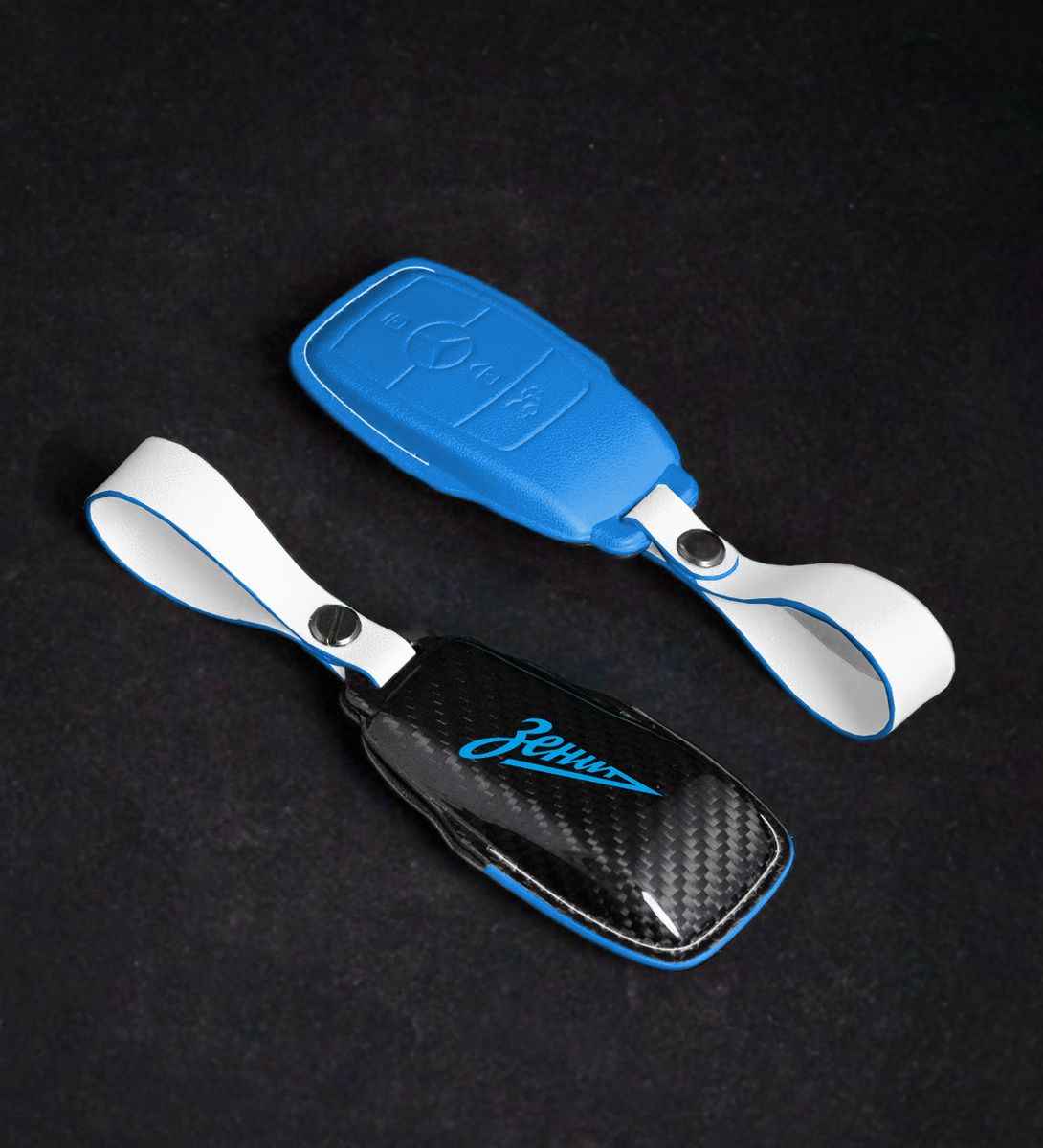 пример чехла для автомобильного ключа Mercedes с дизайном Зенит