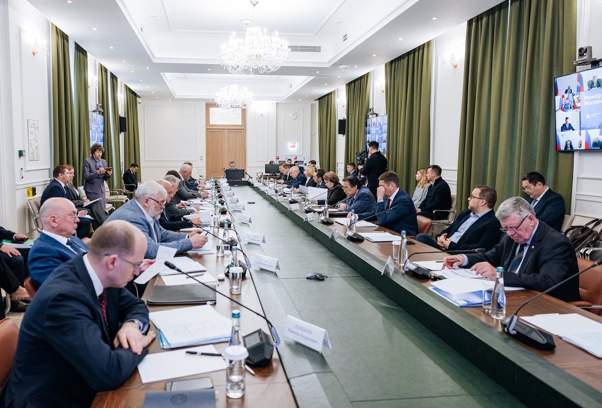 Заседание Государственной комиссии по вопросам развития Арктики. Фото предоставлено пресс-службой правительства РФ