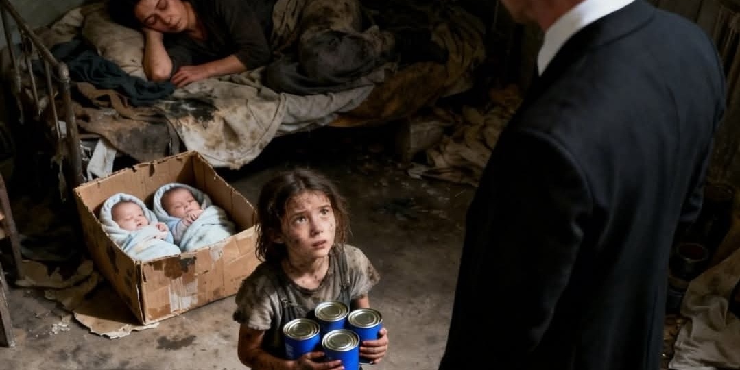 Восьмилетняя девочка стояла на коленях на полу, умоляя дать ей детскую смесь… И пока весь магазин смеялся над ней, один мужчина молча заплат