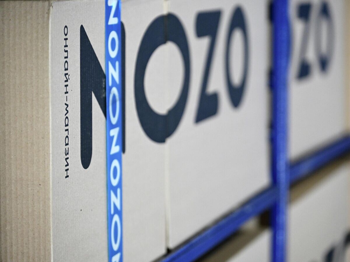    Коробки с логотипом "Ozon" | © РИА Новости / Максим Богодвид