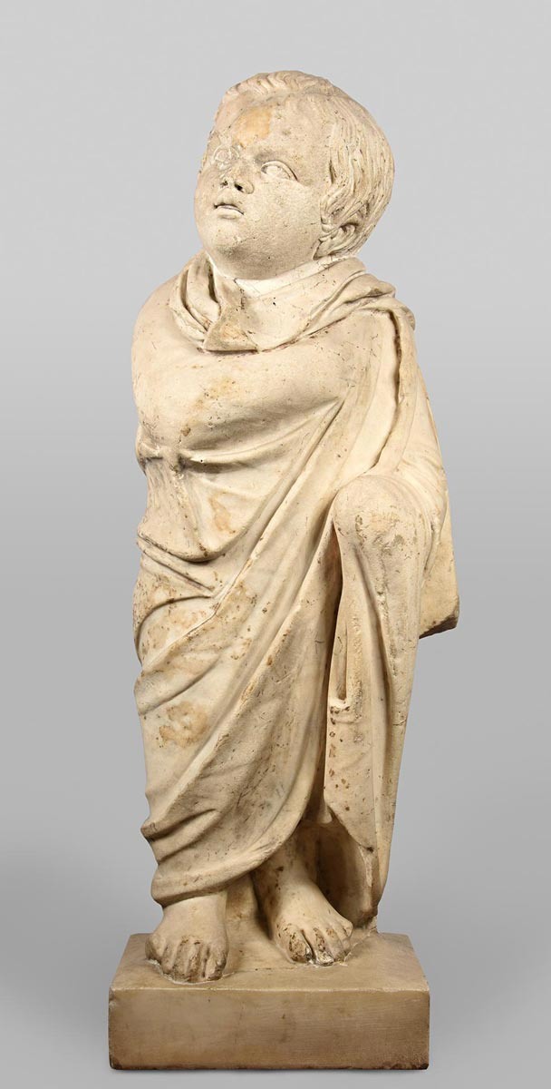 Изображение младенца Гермеса, римская копия греческого оригинала, около I века н.э. Источник: Государственный Эрмитаж.