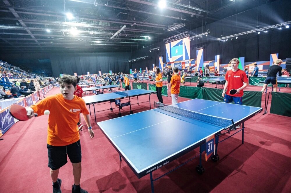    Фестиваль настольного тенниса «Народные игры». Фото: Департамент спорта города Москвы