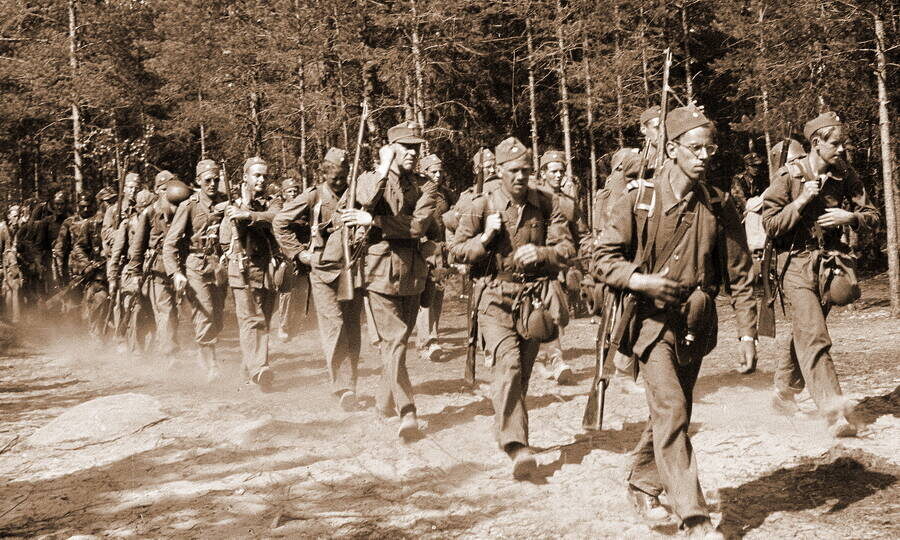 Шведский добровольческий батальон в войне против СССР, лето 1941 года