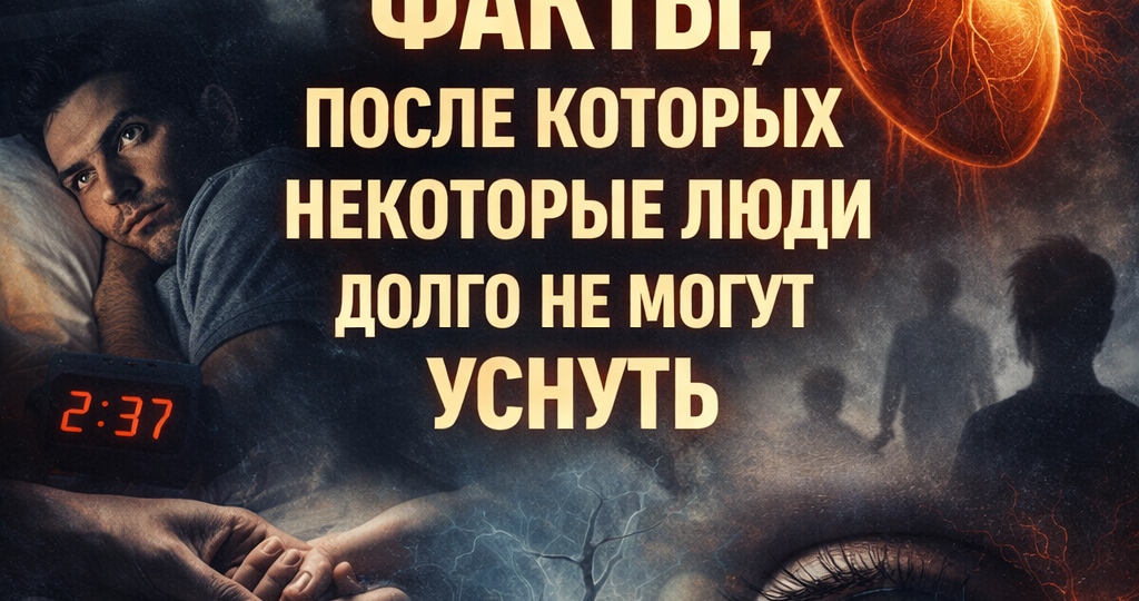 Факты, после которых некоторые люди долго не могут уснуть