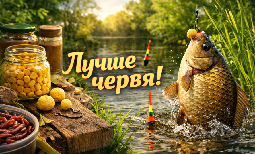 Уловистая насадка на карася. Лучше червя и опарыша. Рыба клюёт мешками