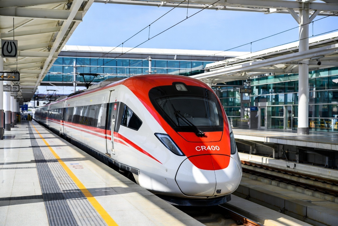 Поезда Fuxing развивают скорость до 350 км/ч — это быстрее, чем лететь на самолете с учетом дороги в аэропорт