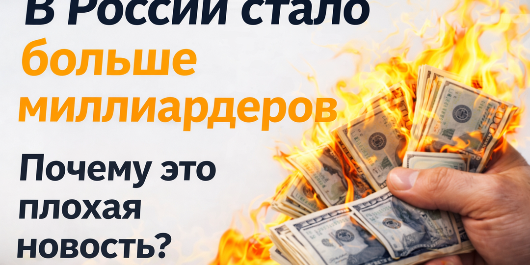 «В России стало больше миллиардеров. Почему это плохая новость для обычных инвесторов?»