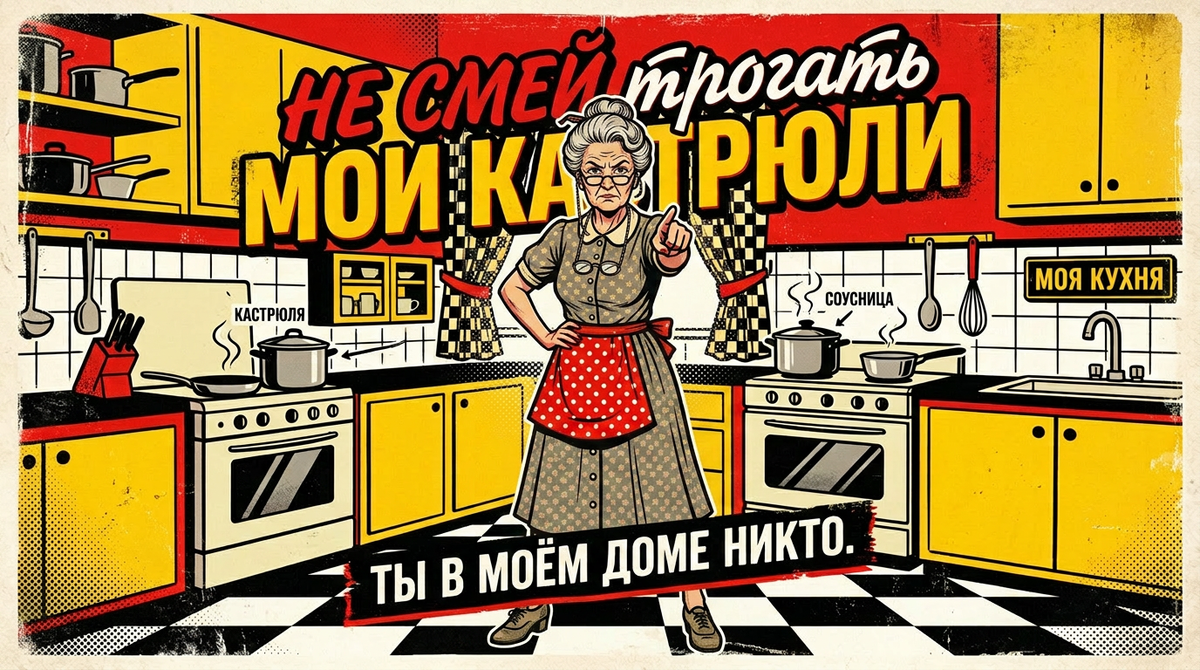 Не смей трогать мои кастрюли
