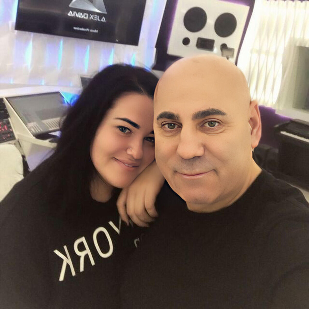    Иосиф Пригожин с дочерью Данаей соцсети