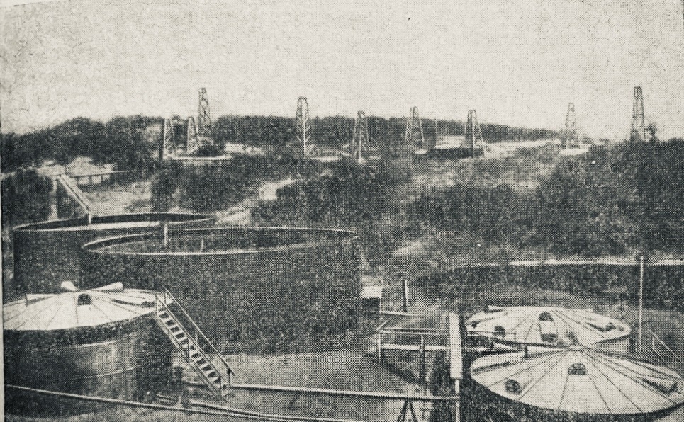 Вид Ильского нефтяного промысла, 1899 г.