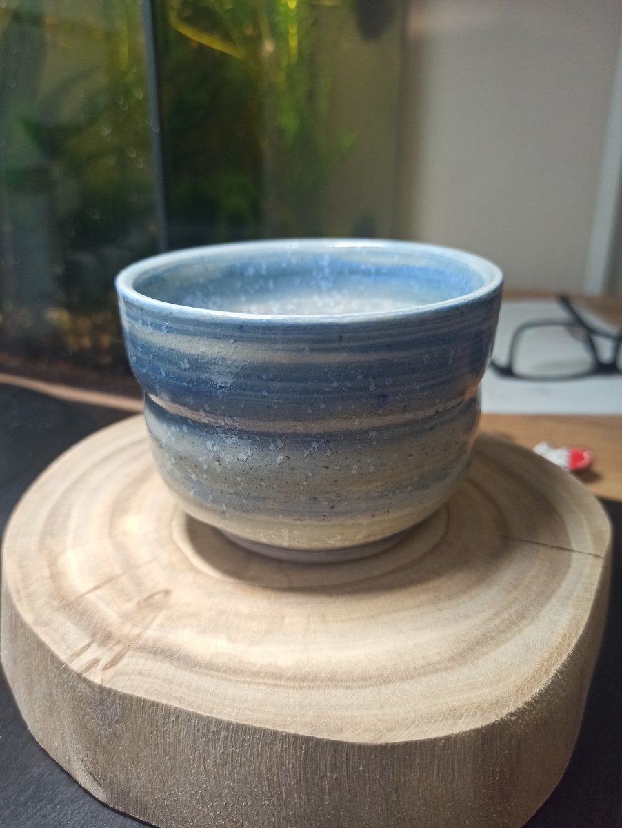 Слои цветной глины и годовые кольца.