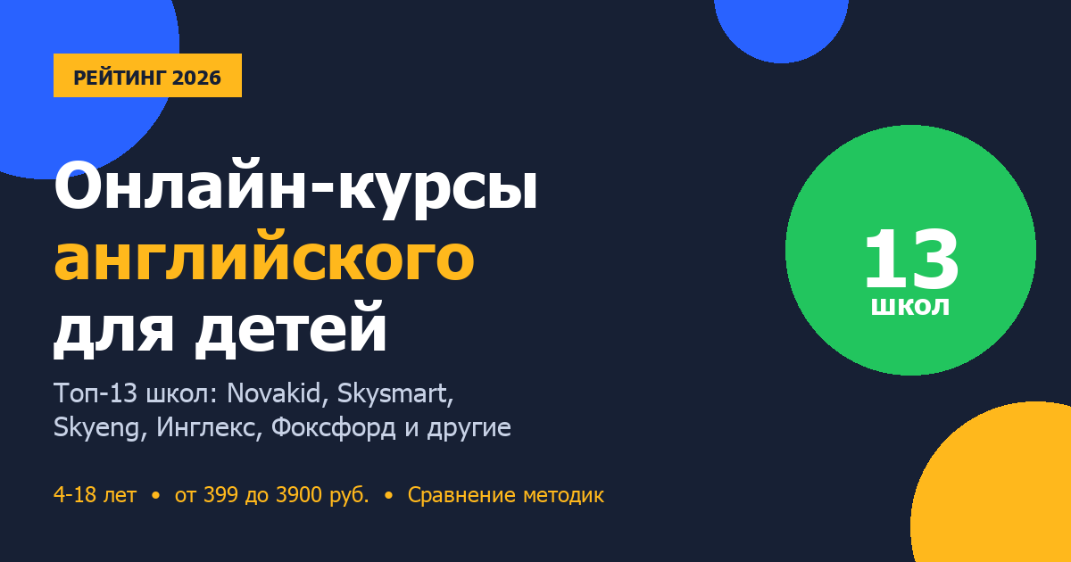 Онлайн-курсы английского языка для детей