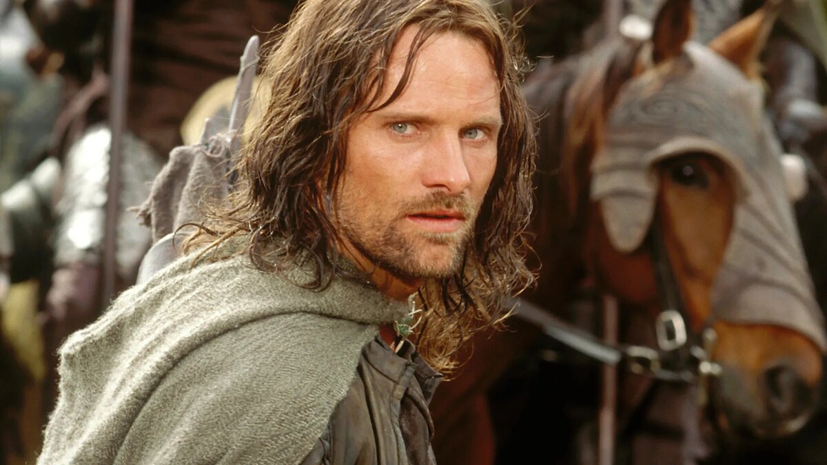 Вигго Мортенсен в роли Арагорна в оригинальной трилогии Питера Джексона