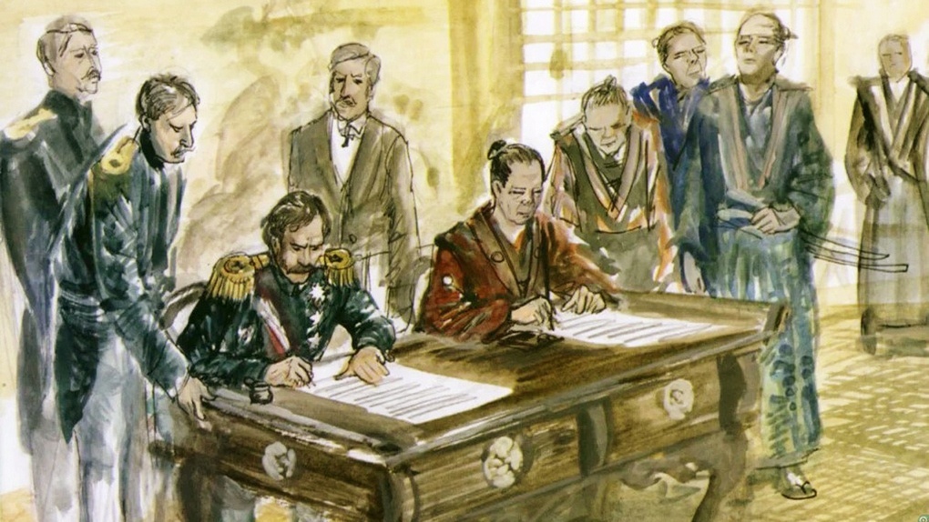 Подписание Симодского трактата. © history.milportal.ru