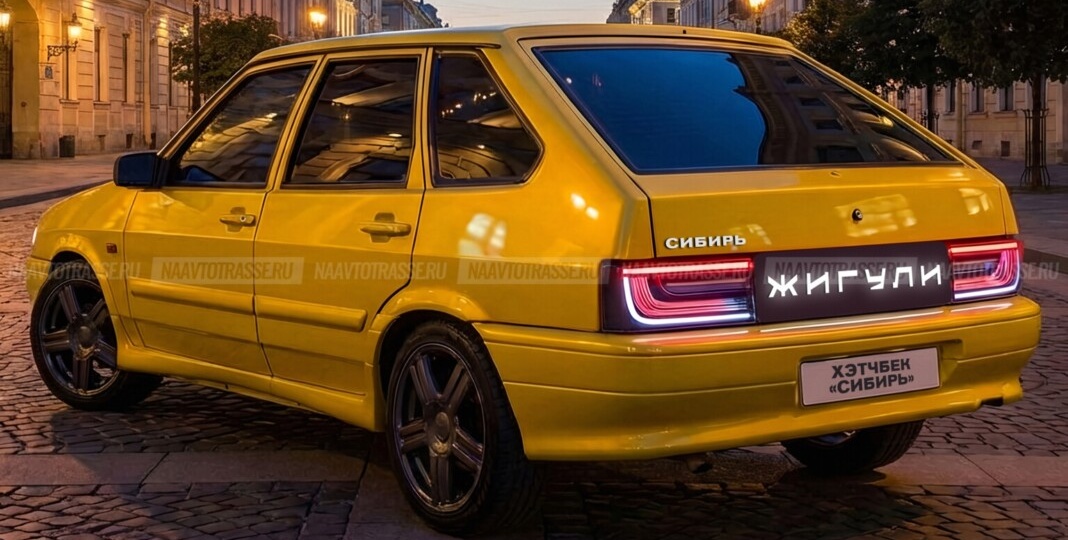 Эскизный проект нового ВАЗ-2114 Сибирь 2026 дебютировал на фото: их показал художник