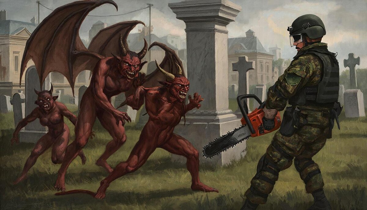 Галлюцинации на погосте