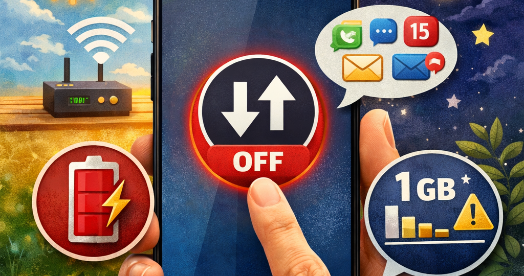 Стоит ли отключать мобильный интернет, если вы им не пользуетесь?