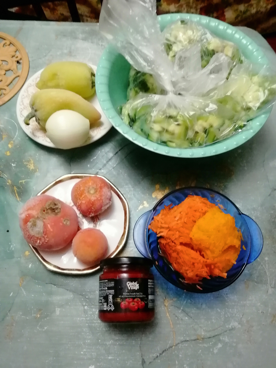 Все подготовила для икры.