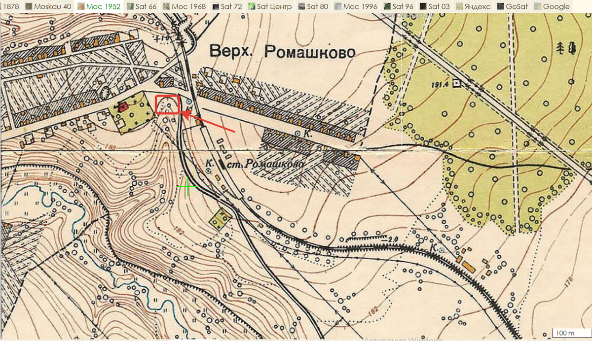 Скрин с Retromap.ru