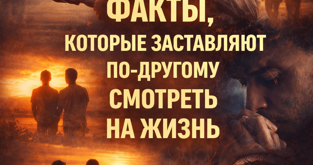 Факты, которые заставляют по-другому смотреть на жизнь