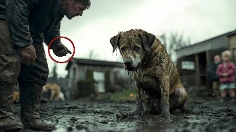 Угрюмый Ефим Петрович держал собаку на цепи, она была истощена. Но вмешались соседские дети и всё изменилось в лучшую сторону