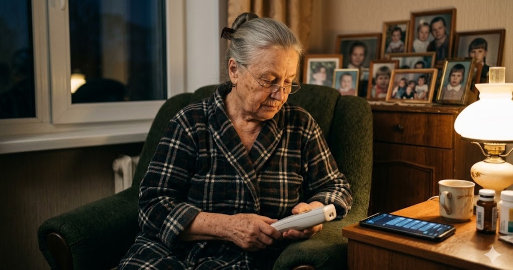 Внучка смеётся подруге «бабка опять, переживёт» — а у бабушки в её чате семнадцать голосовых и ни одно не прослушано