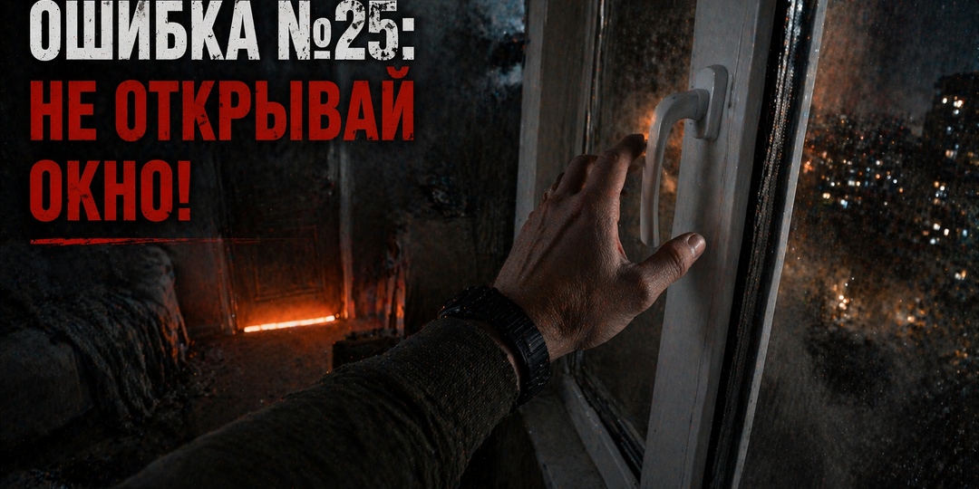 Ты открываешь окна при пожаре — и умираешь за 2 минуты