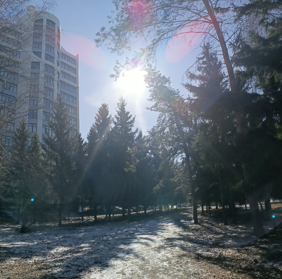 Где-то на просторах моего города. Фотография автора, апрель 2026 года. 