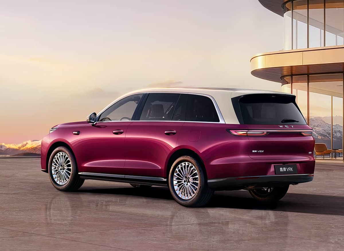 Внешне «семейная» и «бизнес» версии Wey V9X ничем не отличаются