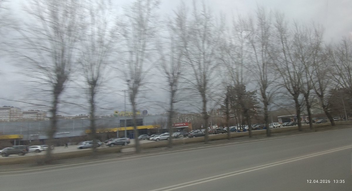 Где-то на просторах моего города. Фотография автора, апрель 2026 года. 