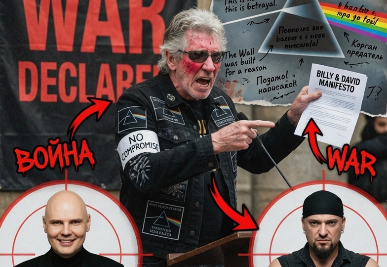 Роджер Уотерс объявил войну Билли Коргану и Дэвиду Дрейману