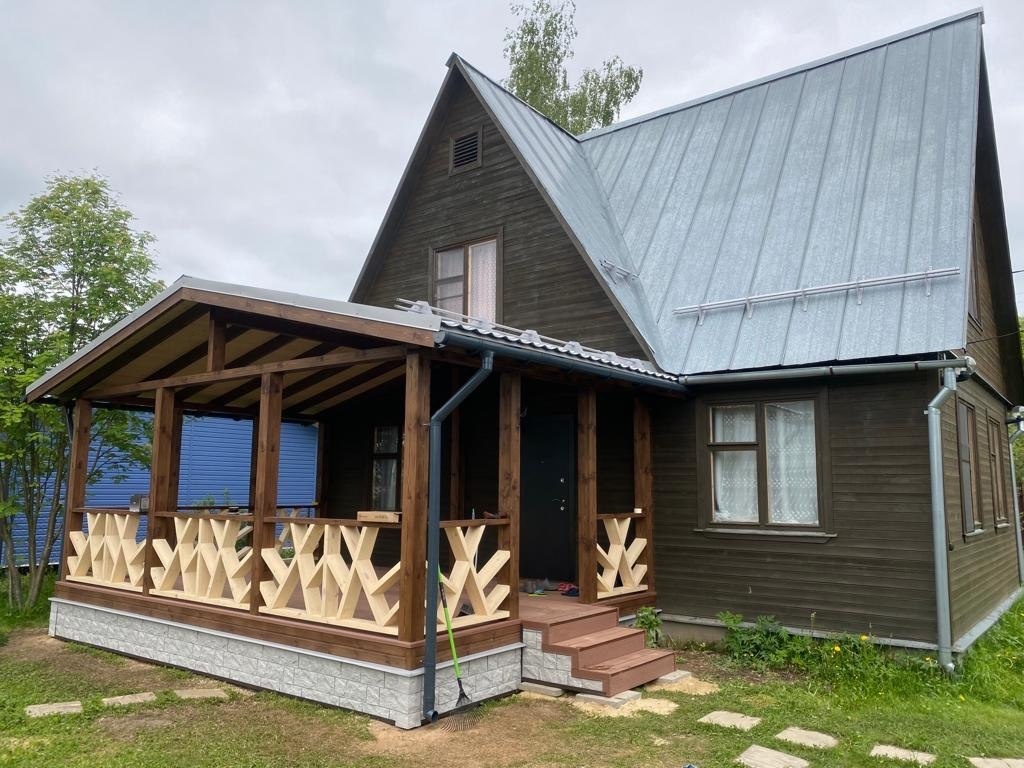 Пристроена веранда. Объект РемДача.