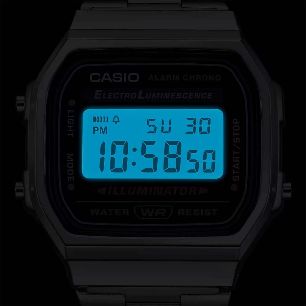 EL-подсветка в модели Casio A168WA-1E