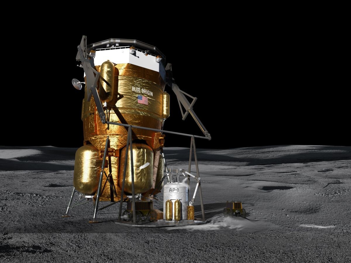    Blue Origin представила систему добычи кислорода на Луне